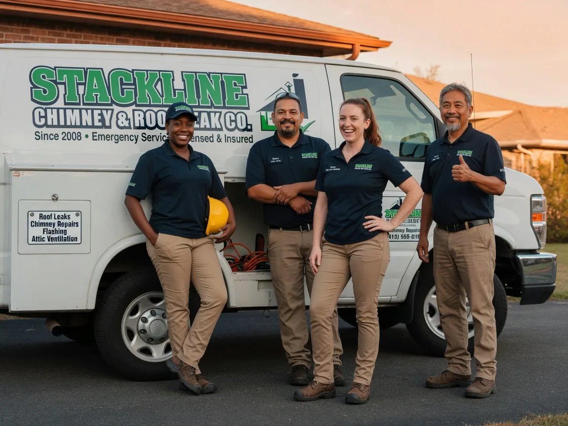 Chimney flashing repair company in Vidor, TX